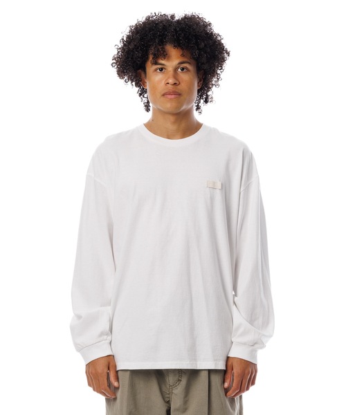 Sandinista(サンディニスタ)の「American Cotton Holder L-S Tee / アメリカンコットン後染めホルダー付き長袖Tシャツ(Tシャツ/カットソー・メンズ・ホワイト/キャメル/ブラック系その他/ブルー・SMALL/MEDIUM/LARGE)」の7枚目の写真