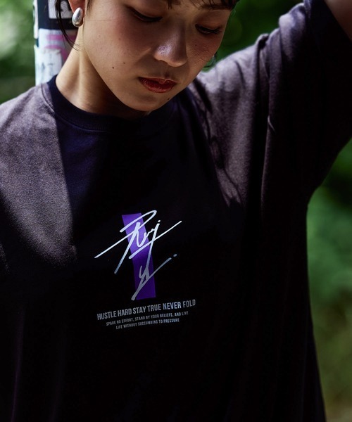 Leyline(レイライン)の「【Leyline】Never fold tee(Tシャツ/カットソー・メンズ・ブラック/ホワイト・M/L/XL)」の7枚目の写真
