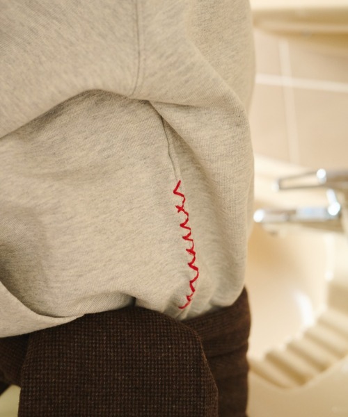 common gull products.（コモンガルプロダクツ）の「巡る言葉とフーディー（パーカー・レディース・ネイビー/ラベンダー/杢グレー/グリーン系・SMALL/MEDIUM/LARGE）」の14枚目の写真