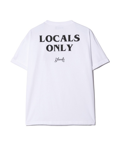 glamb(グラム)の「Locals Only T-Shirt / ローカルズオンリーTシャツ(Tシャツ/カットソー・メンズ・ホワイト/ブラック/ネイビー・S/M/L)」の5枚目の写真