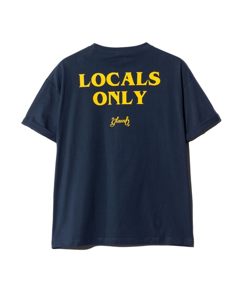 glamb(グラム)の「Locals Only T-Shirt / ローカルズオンリーTシャツ(Tシャツ/カットソー・メンズ・ホワイト/ブラック/ネイビー・S/M/L)」の9枚目の写真