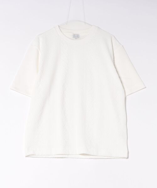 UNION STATION（ユニオンステーション）の「フクレJQD×袖ポンチTシャツ（Tシャツ/カットソー・メンズ・ブラック/ホワイト/ネイビー・M/LL/L）」の2枚目の写真