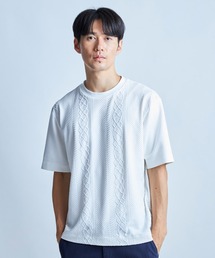UNION STATION | フクレジャガードコンビネーションTシャツ＜ストレッチ・ハンドウォッシャブル＞(Tシャツ/カットソー)