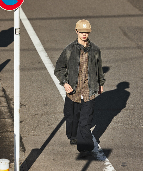 NAUTICA(ノーティカ)の「NAUTICA/ノーティカ 加工 デニム ハリントンジャケット(デニムジャケット・メンズ・ブルー/チャコールグレー・MEDIUM/X-LARGE/LARGE)」の3枚目の写真