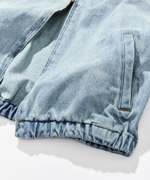 NAUTICA(ノーティカ)の「NAUTICA/ノーティカ 加工 デニム ハリントンジャケット(デニムジャケット・メンズ・ブルー/チャコールグレー・MEDIUM/X-LARGE/LARGE)」の17枚目の写真