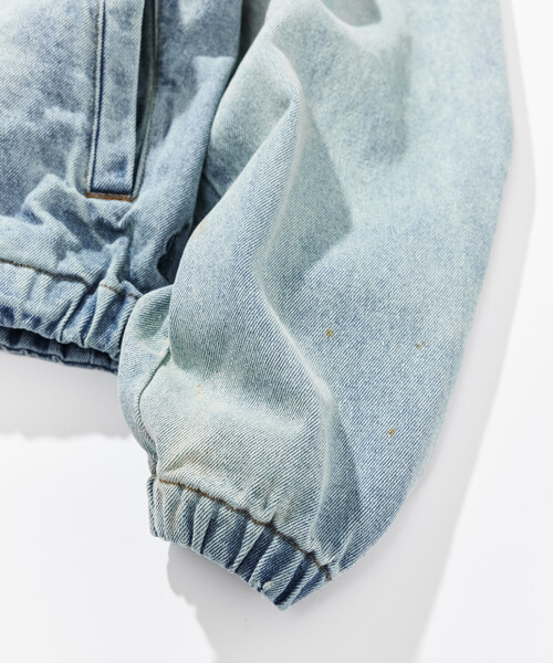 NAUTICA(ノーティカ)の「NAUTICA/ノーティカ 加工 デニム ハリントンジャケット(デニムジャケット・メンズ・ブルー/チャコールグレー・MEDIUM/X-LARGE/LARGE)」の19枚目の写真