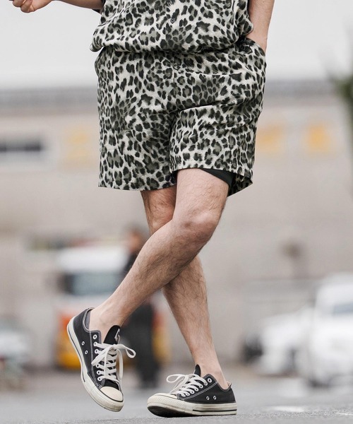 短パン mp14672-Leopard Switch Short Pants ショートパンツ(CAM26SS-012