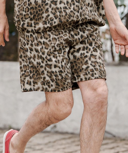 CAMBIO(カンビオ)の「mp14672-Leopard Switch Short Pants ショートパンツ(CAM26SS-012)(その他パンツ・メンズ・グレー系その他/ブラウン系その他/ベージュ系その他・L/M/S)」の1枚目の写真