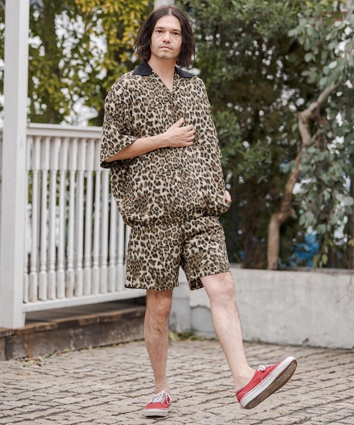 CAMBIO(カンビオ)の「mp14672-Leopard Switch Short Pants ショートパンツ(CAM26SS-012)(その他パンツ・メンズ・グレー系その他/ブラウン系その他/ベージュ系その他・L/M/S)」の14枚目の写真