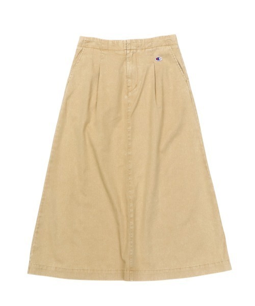 Champion(チャンピオン)の「チャンピオン LONG SKIRT(スカート・レディース・ベージュ/ブラック・M/L)」の1枚目の写真