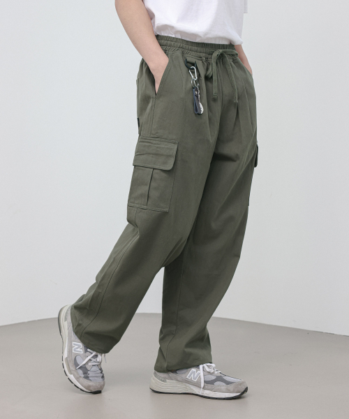 MODERMENT（モダーメント）の「[コットンver] セミワイドストリングカーゴパンツ [ベージュ]（その他パンツ・レディース・その他・MEDIUM/LARGE/X-LARGE）」の8枚目の写真