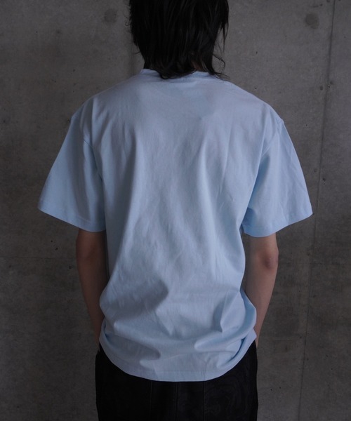 AKISHIKA design(アキシカデザイン)の「SEA OF LOVE L.BLUE(Tシャツ/カットソー・メンズ・LT.Blue・XL/L/M/S)」の2枚目の写真
