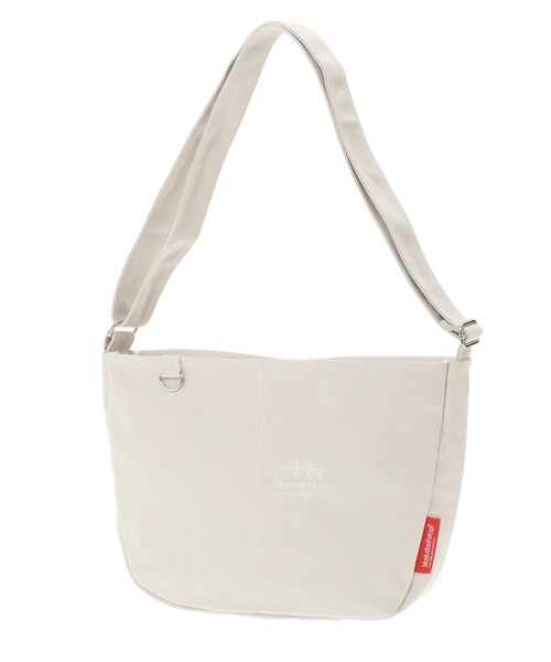 Manhattan Portage（マンハッタンポーテージ）の「SAGAPONACK SHOULDER BAG CANVAS LIGHT 26（ショルダーバッグ・レディース・グレー/グリーン・SMALL）」の2枚目の写真