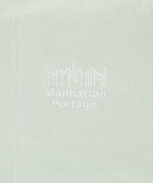 Manhattan Portage（マンハッタンポーテージ）の「SAGAPONACK SHOULDER BAG CANVAS LIGHT 26（ショルダーバッグ・レディース・グレー/グリーン・SMALL）」の11枚目の写真