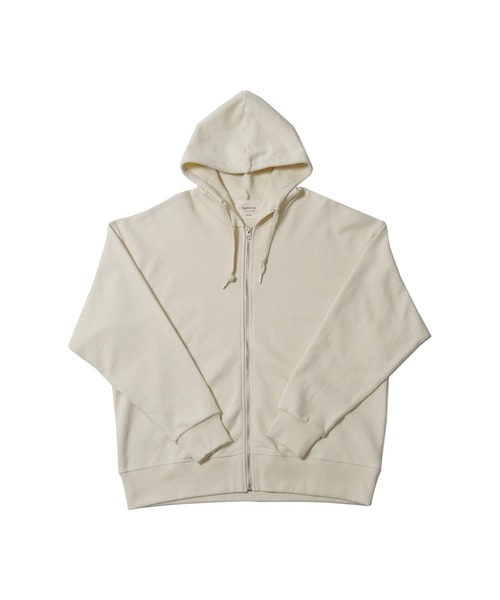 Aphlotus(アプロタス)の「ピグメントジップアップ裏毛パーカー(パーカー・メンズ・ホワイト/ブラック・LARGE/SMALL/MEDIUM)」の8枚目の写真