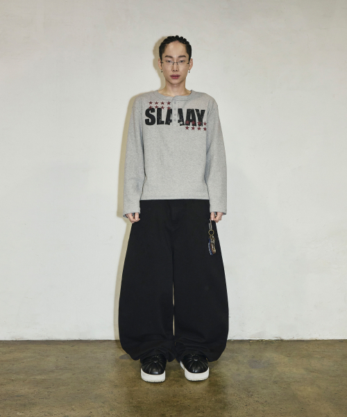 SCALLYWAG（スカリーワグ）の「バックポケットSWステッチコットンパンツ[ブラック]（その他パンツ・レディース・その他・SMALL/MEDIUM/LARGE/X-LARGE）」の9枚目の写真