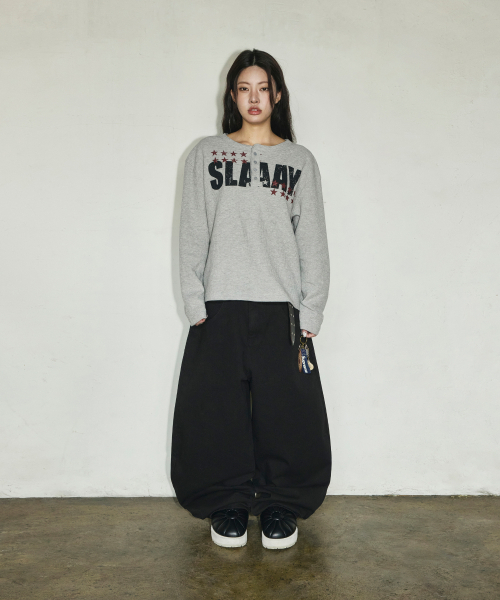 SCALLYWAG（スカリーワグ）の「バックポケットSWステッチコットンパンツ[ブラック]（その他パンツ・レディース・その他・SMALL/MEDIUM/LARGE/X-LARGE）」の10枚目の写真
