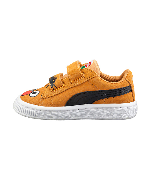 PUMA（プーマ）の「スウェード SESAME STR E&B キッズ (KIDS)（スニーカー・キッズ・イエロー・14cm/12cm/17.0cm/13cm/16.0cm/21.0cm/18.0cm/20.0cm/15.0cm/19.0cm）」の3枚目の写真