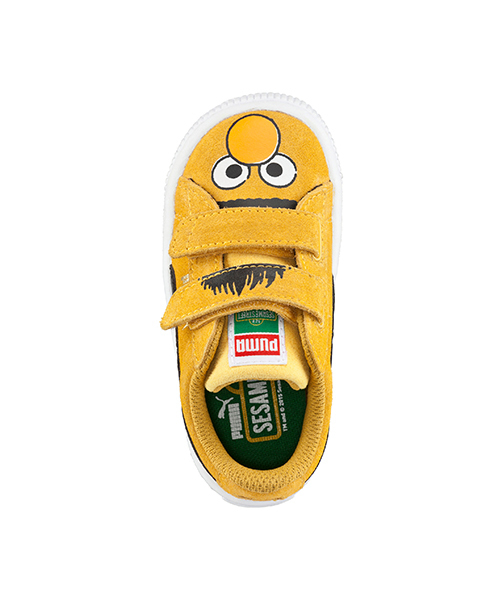 PUMA（プーマ）の「スウェード SESAME STR E&B キッズ (KIDS)（スニーカー・キッズ・イエロー・14cm/12cm/17.0cm/13cm/16.0cm/21.0cm/18.0cm/20.0cm/15.0cm/19.0cm）」の7枚目の写真