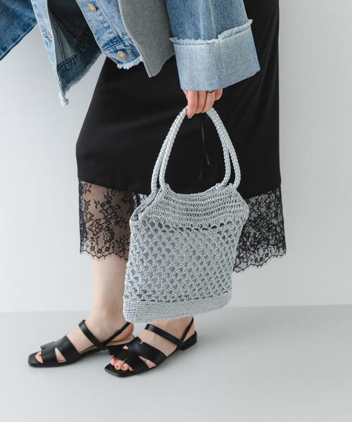 RODE SKO(ロデスコ)の「メタリックヤーントートバッグ(トートバッグ・レディース・ブラウン/ゴールド/シルバー・ONE)」の11枚目の写真