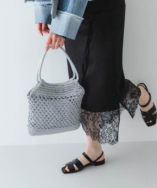 RODE SKO(ロデスコ)の「メタリックヤーントートバッグ(トートバッグ・レディース・ブラウン/ゴールド/シルバー・ONE)」の12枚目の写真