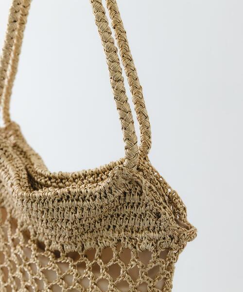 RODE SKO(ロデスコ)の「メタリックヤーントートバッグ(トートバッグ・レディース・ブラウン/ゴールド/シルバー・ONE)」の6枚目の写真