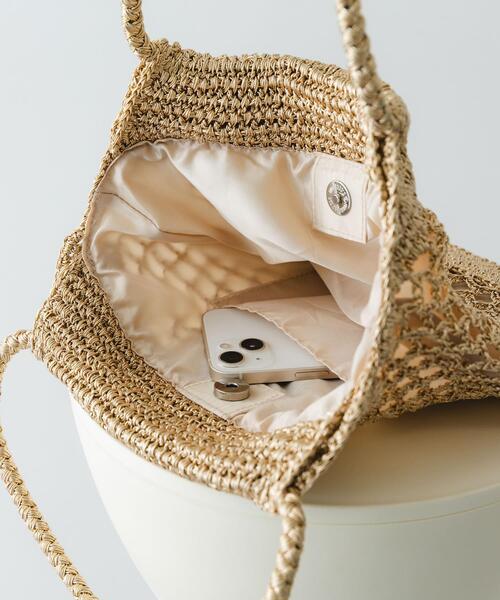 RODE SKO(ロデスコ)の「メタリックヤーントートバッグ(トートバッグ・レディース・ブラウン/ゴールド/シルバー・ONE)」の8枚目の写真