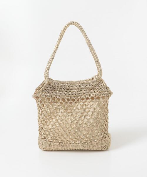 RODE SKO(ロデスコ)の「メタリックヤーントートバッグ(トートバッグ・レディース・ブラウン/ゴールド/シルバー・ONE)」の9枚目の写真