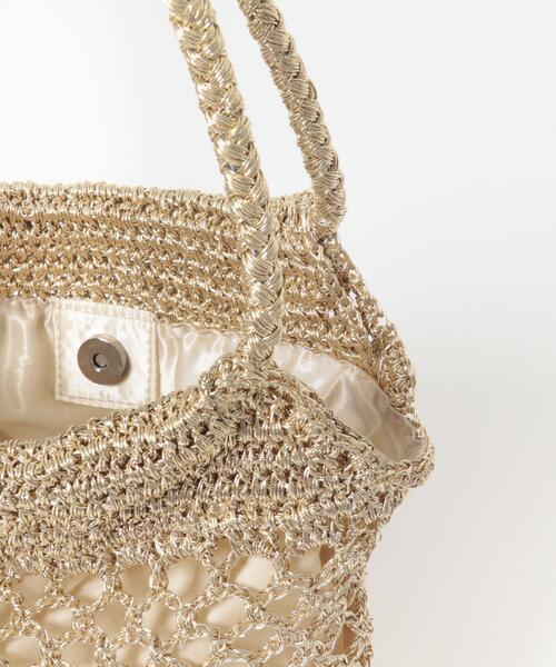 RODE SKO(ロデスコ)の「メタリックヤーントートバッグ(トートバッグ・レディース・ブラウン/ゴールド/シルバー・ONE)」の10枚目の写真