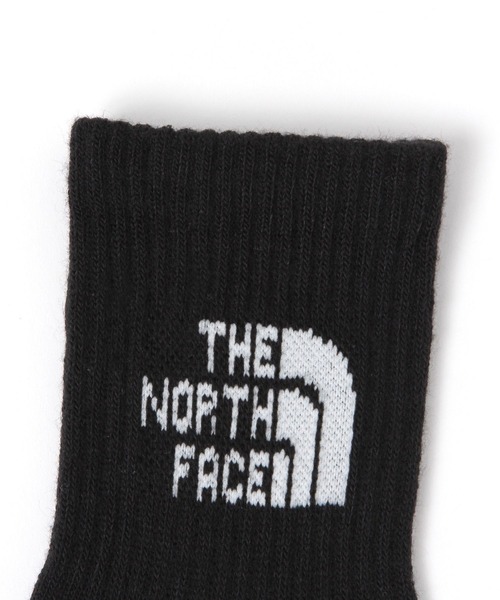 THE NORTH FACE（ザノースフェイス）の「【THE NORTH FACE(ザ・ノース・フェイス)】ロゴ3Pソックス(KIDS)（ソックス/靴下・キッズ・その他2/その他1/ホワイト/ブラック・LARGE/MEDIUM）」の5枚目の写真