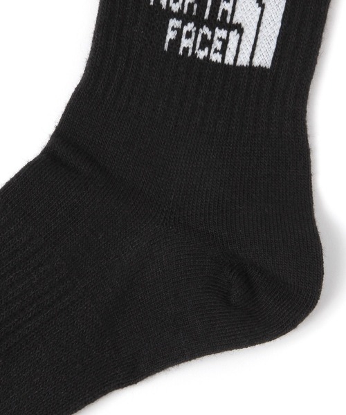 THE NORTH FACE（ザノースフェイス）の「【THE NORTH FACE(ザ・ノース・フェイス)】ロゴ3Pソックス(KIDS)（ソックス/靴下・キッズ・その他2/その他1/ホワイト/ブラック・LARGE/MEDIUM）」の6枚目の写真