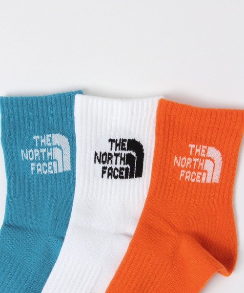 THE NORTH FACE（ザノースフェイス）の「【THE NORTH FACE(ザ・ノース・フェイス)】ロゴ3Pソックス(KIDS)（ソックス/靴下・キッズ・その他2/その他1/ホワイト/ブラック・LARGE/MEDIUM）」の9枚目の写真