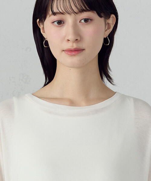 COMME CA ISM(コムサイズム)の「【セットアイテム】オーバーTブラウス+タンクトップ(シャツ/ブラウス・レディース・チャコール/オレンジ/ホワイト・MEDIUM/LARGE)」の17枚目の写真