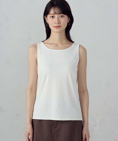 COMME CA ISM(コムサイズム)の「【セットアイテム】オーバーTブラウス+タンクトップ(シャツ/ブラウス・レディース・チャコール/オレンジ/ホワイト・MEDIUM/LARGE)」の20枚目の写真