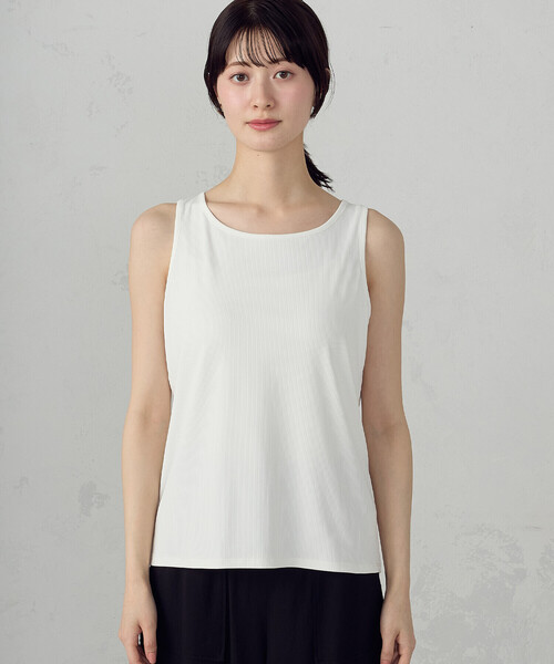 COMME CA ISM(コムサイズム)の「【セットアイテム】オーバーTブラウス+タンクトップ(シャツ/ブラウス・レディース・チャコール/オレンジ/ホワイト・MEDIUM/LARGE)」の21枚目の写真