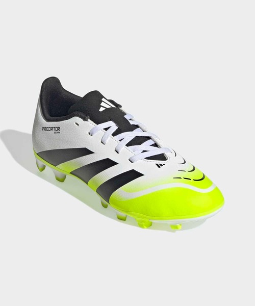 adidas(アディダス)の「キッズ プレデター CLUB FG/MG スパイク / 天然芝・土・人工芝用 / Predator Club Firm Multi-Ground Boots Kids / アディダス adidas(スニーカー・キッズ・ホワイト×ブラック・22.0cm/21.0cm/21.5cm/20.0cm/24.5cm/24.0cm/23.5cm/23.0cm/22.5cm)」の10枚目の写真