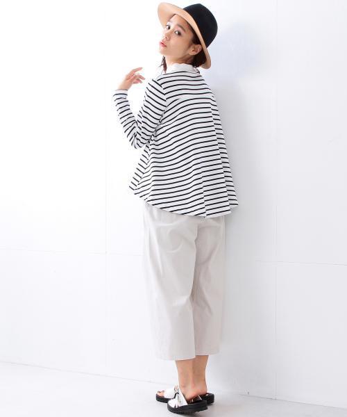 Ray BEAMS（レイビームス）の「◇【ラブリ着用】Ray BEAMS / ロングテール フレア ハイネック（Tシャツ/カットソー・レディース・その他1/ネイビー・ONE SIZE）」の22枚目の写真