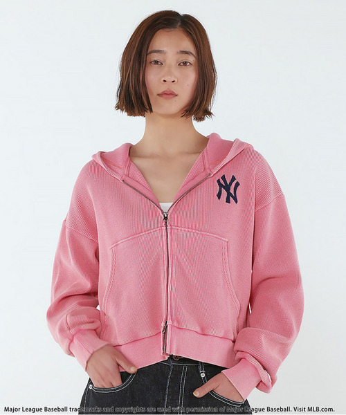 BACK TO THE FIELD（バック トゥー ザ フィールド）の「【MLB】Thermal Zip Hoodie（パーカー・メンズ・ピンク/ブラック/ブルー・MEDIUM/LARGE/XL）」の18枚目の写真