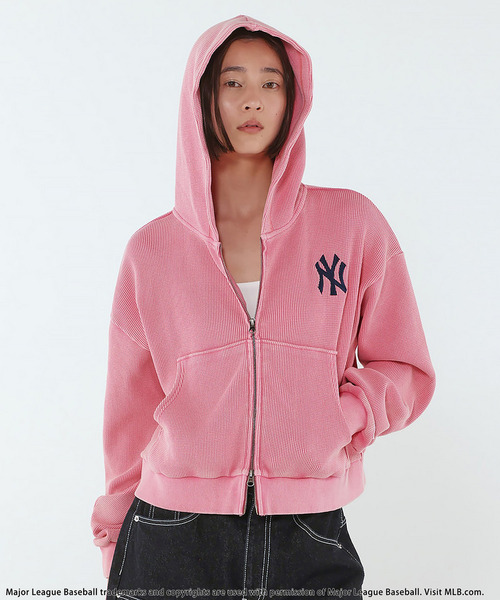 BACK TO THE FIELD（バック トゥー ザ フィールド）の「【MLB】Thermal Zip Hoodie（パーカー・メンズ・ピンク/ブラック/ブルー・MEDIUM/LARGE/XL）」の21枚目の写真