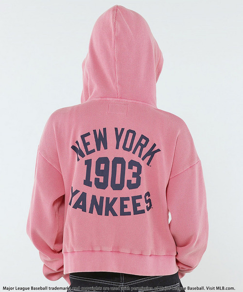 BACK TO THE FIELD（バック トゥー ザ フィールド）の「【MLB】Thermal Zip Hoodie（パーカー・メンズ・ピンク/ブラック/ブルー・MEDIUM/LARGE/XL）」の22枚目の写真