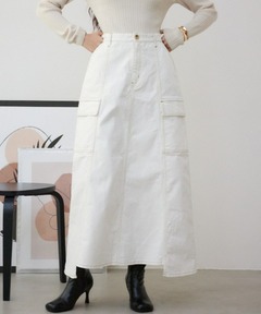 Gabrielle×AMERI 10TH HISTORY I LINE SKIRT（デニムスカート）｜Ameri
