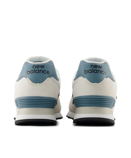 NEW BALANCE(ニューバランス)の「ニューバランス New Balance 574(スニーカー・メンズ・ホワイト×グレー・27.0cm/27.5cm/28.0cm/24.0cm/23.5cm/23.0cm/26.5cm/26.0cm/25.5cm/25.0cm/24.5cm)」の4枚目の写真