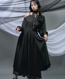 HARE（ハレ）の「【NANA×HARE】ワンショルダージャガードキリカエワンピース（ワンピース）」