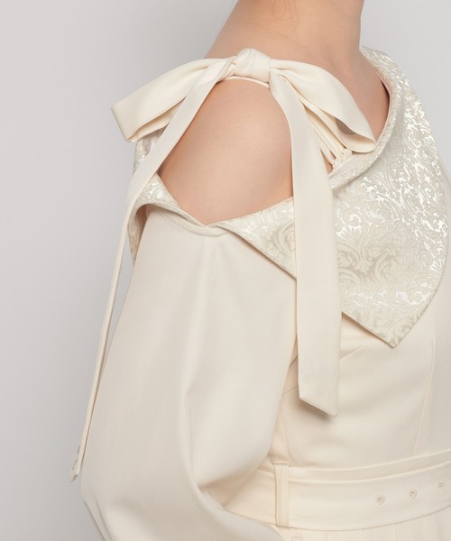 HARE（ハレ）の「【NANA×HARE】ワンショルダージャガードキリカエワンピース（ワンピース・レディース・ブラック/オフホワイト・MEDIUM/SMALL）」の21枚目の写真