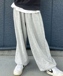 MPS | 【MPS】スウェットワイドパンツ (センターシーム / 総ゴムウエスト / ポケット3つ)(その他パンツ)