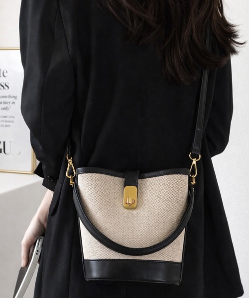 NOLITA LABORATORY（ノリータラボラトリー）の「【 NOLITA / ノリータ 】2WAY ミニ バケツ ショルダーバッグ（ショルダーバッグ・レディース・ブラウン/ブラック・FREE）」の13枚目の写真