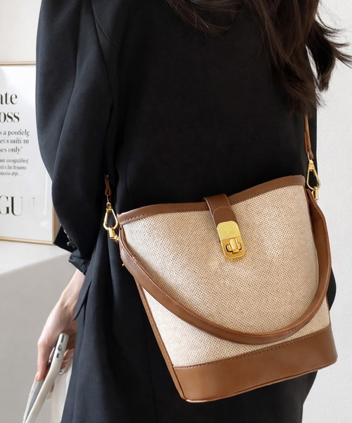 NOLITA LABORATORY（ノリータラボラトリー）の「【 NOLITA / ノリータ 】2WAY ミニ バケツ ショルダーバッグ（ショルダーバッグ・レディース・ブラウン/ブラック・FREE）」の14枚目の写真