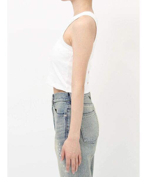 EVRIS（エヴリス）の「スタッズアメスリタンクトップ（タンクトップ・レディース・ベージュ/ブラック/ホワイト・FREE）」の17枚目の写真