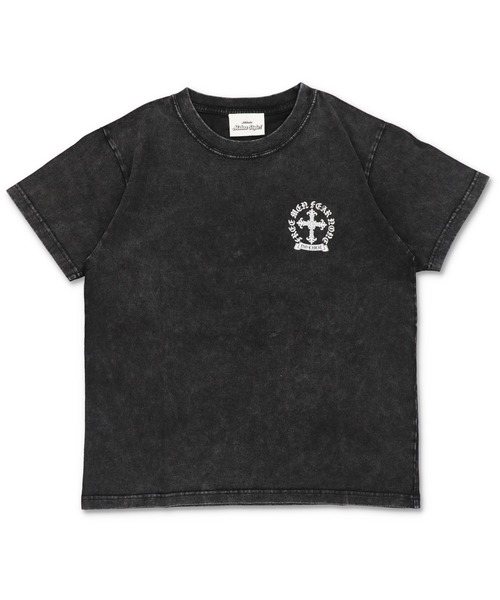 SPINNS（スピンズ）の「短丈クロスバックプリント半袖Tシャツ/ワンポイント（Tシャツ/カットソー・メンズ・ホワイト/ブラック/ブラック系その他/ウッドランド・ONESIZE）」の16枚目の写真