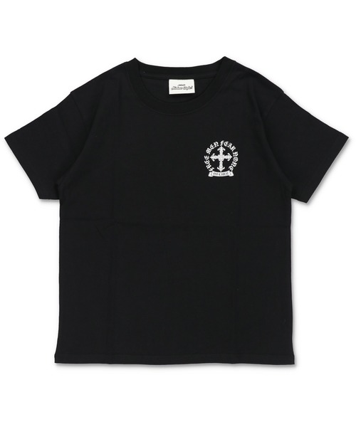 SPINNS（スピンズ）の「短丈クロスバックプリント半袖Tシャツ/ワンポイント（Tシャツ/カットソー・メンズ・ホワイト/ブラック/ブラック系その他/ウッドランド・ONESIZE）」の14枚目の写真